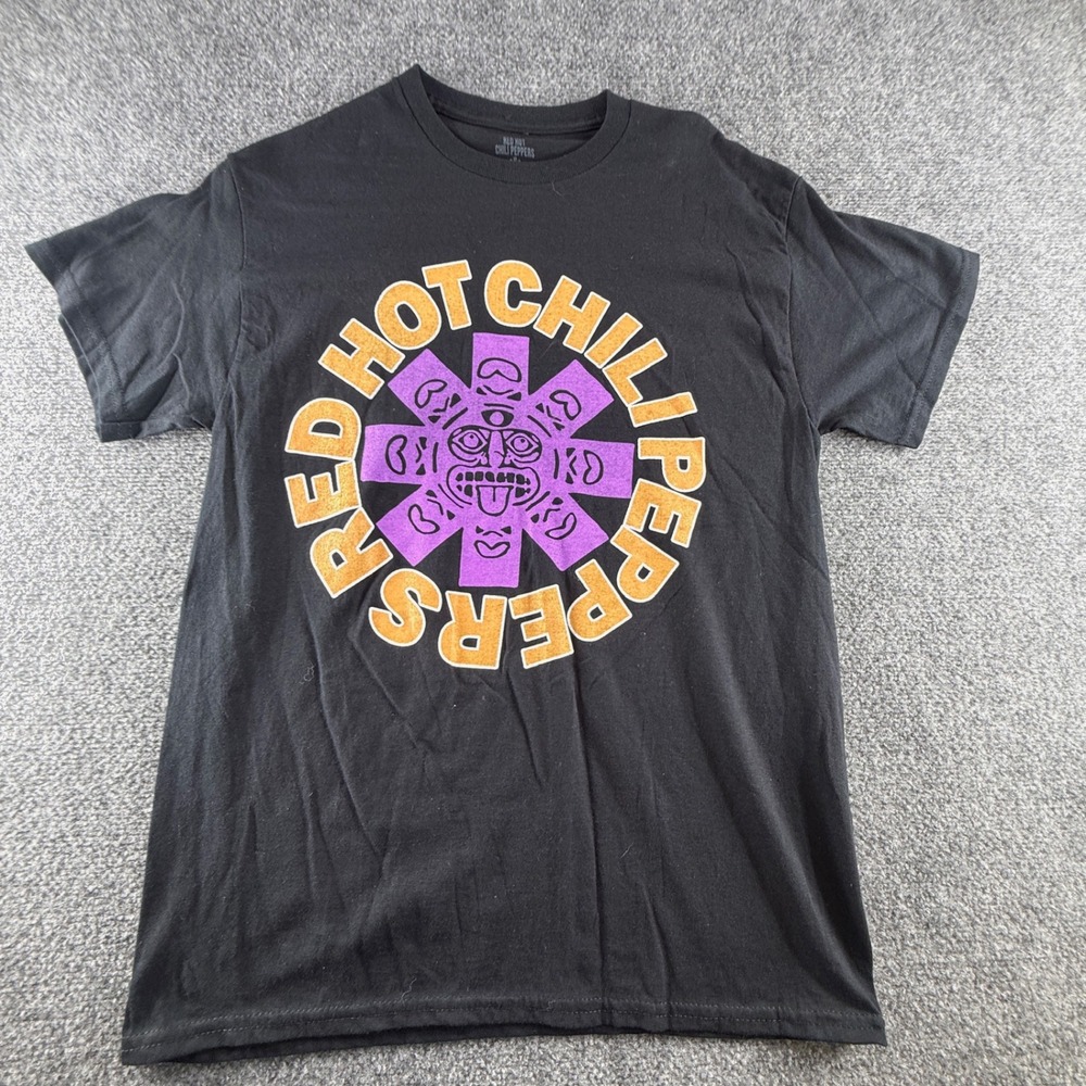 Red Hot Chili Peppers Black Graphic Band T-Shirt Mens Medium 2022 Spencer's